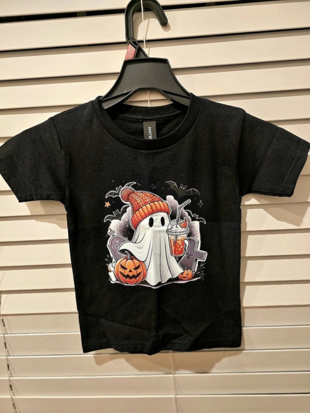 Gildan Halloween Ghost Graphic Short Sleeve Tee